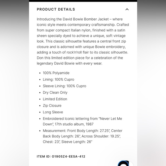 David Bowie x John Varvatos jacket - Picture 8 of 8